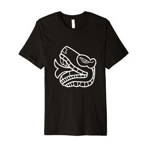 Mayan Aztec Snake Head Premium T-Shirt